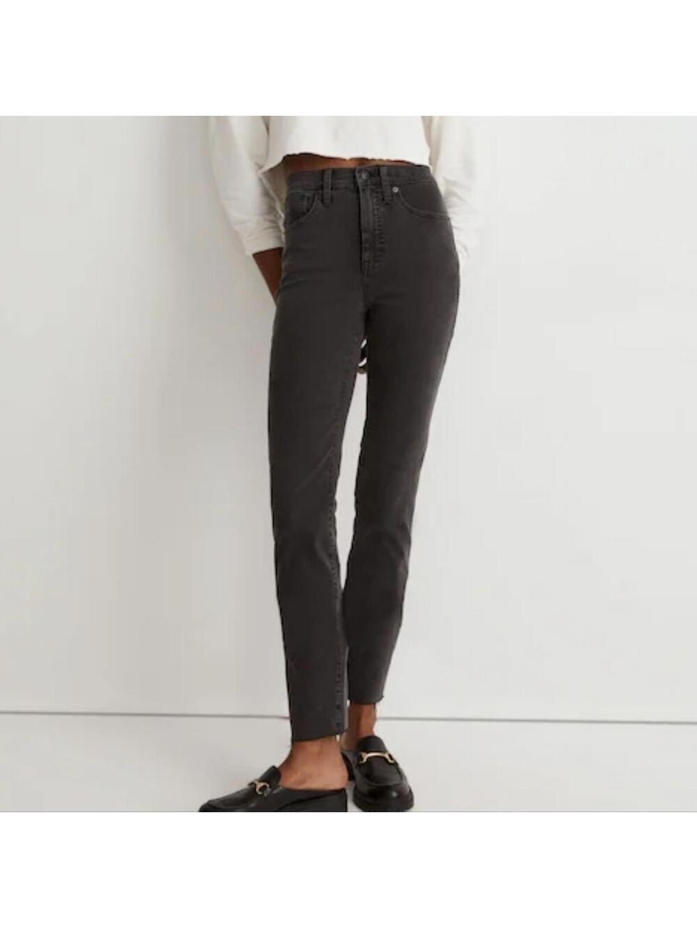 Madewell Stovepipe Jeans in Banberry Wash: Raw-Hem Edition
